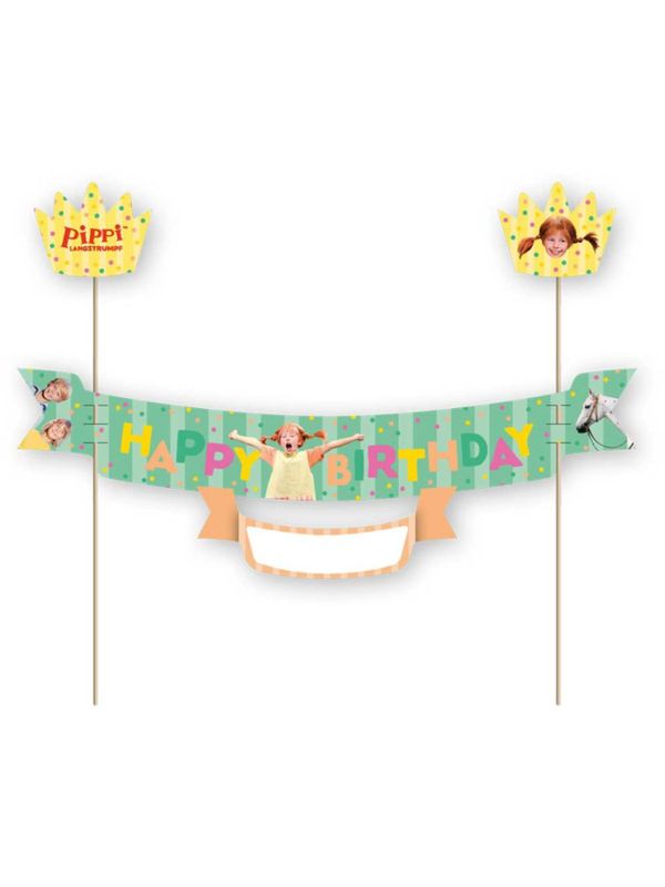 Tortenbanner Pippi Langstrumpf