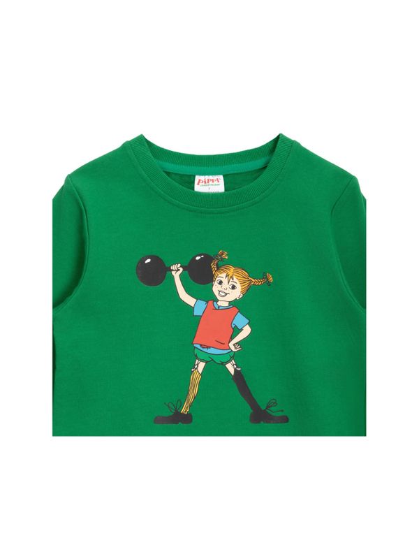 Sweatshirt Pippi Longstocking Be more Pippi - Green