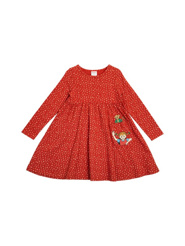 Dress Pippi Longstocking & Mr. Nilsson Dots - Red