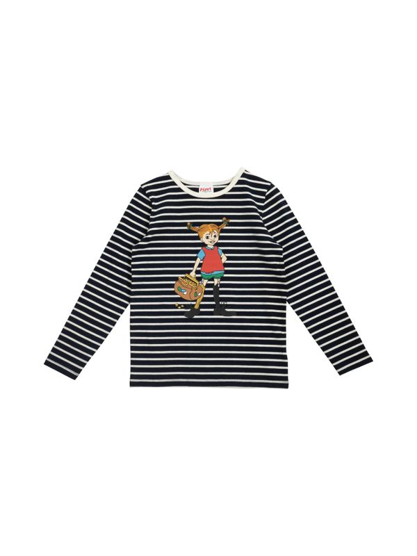 Longsleeved top Pippi Longstocking treasure chest - Dark blue