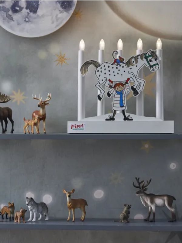 Kerzenständer Pippi Langstrumpf & Freunde