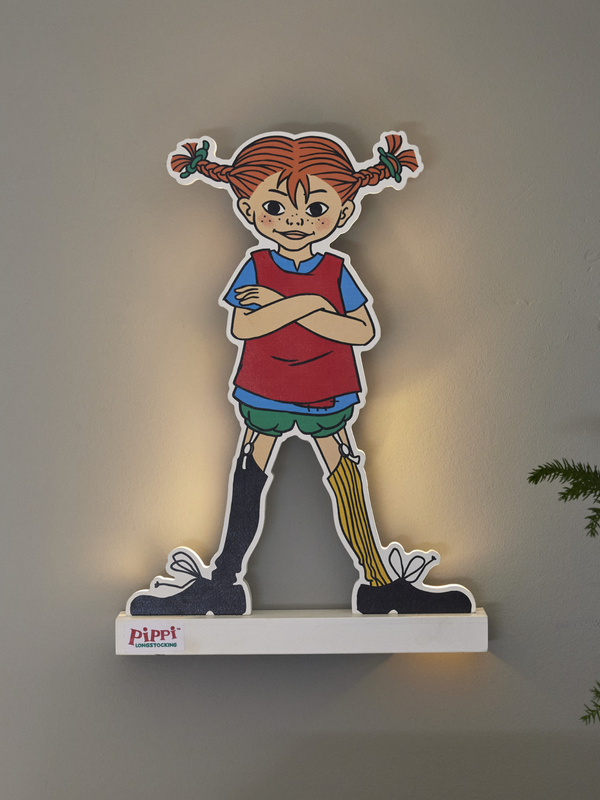 Pippi Långstrump Siluett dekoration