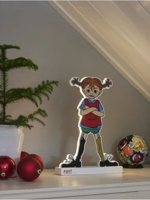 Pippi Långstrump Siluett dekoration