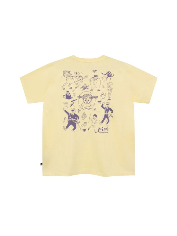 T-shirt Pippi Longstocking Adult - Yellow