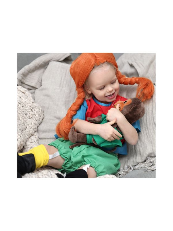 Pippi Longstocking Dress-Up Set for Children with Mr Nilsson