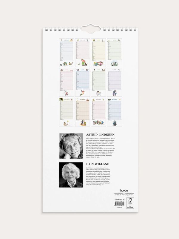 Familienkalender 2027 - Ilon Wikland