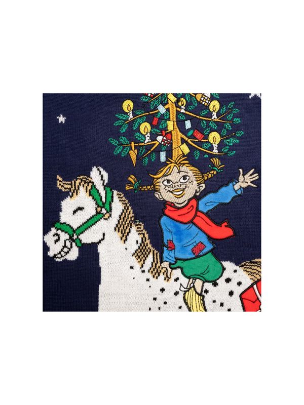 Weihnachtspullover Pippi Langstrumpf rettet Weihnachten – Unisex