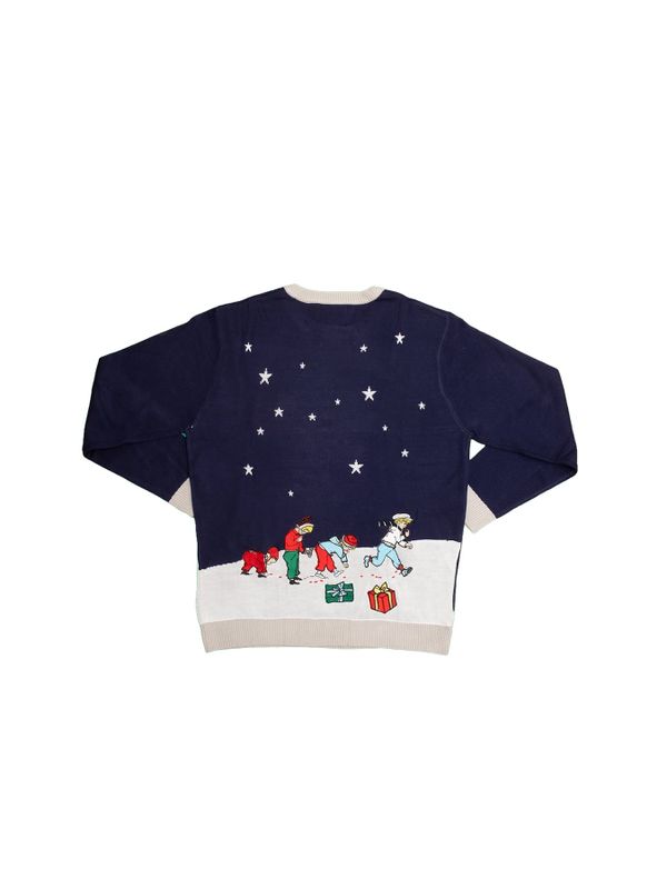 Weihnachtspullover Pippi Langstrumpf rettet Weihnachten – Unisex