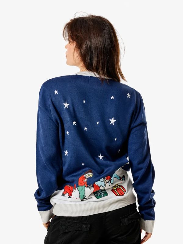 Weihnachtspullover Pippi Langstrumpf rettet Weihnachten – Unisex