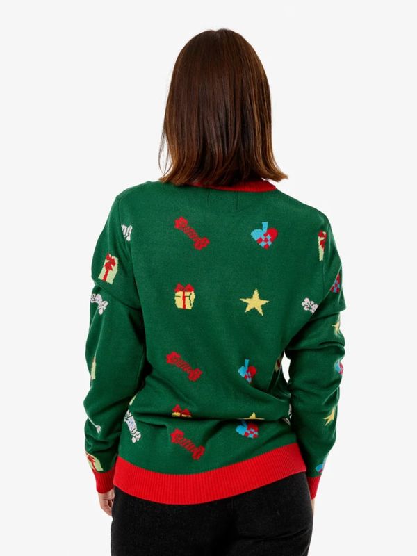 Weihnachtspullover Pippi Langstrumpf am Weihnachtsbaum – Unisex