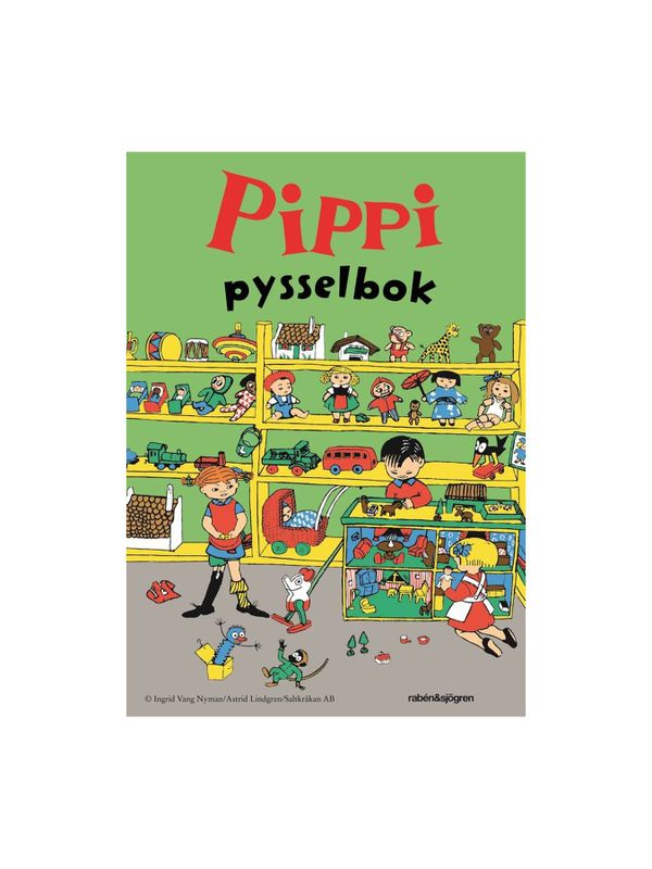 Bastelbuch Pippi Langstrumpf, groß (Schwedisch)