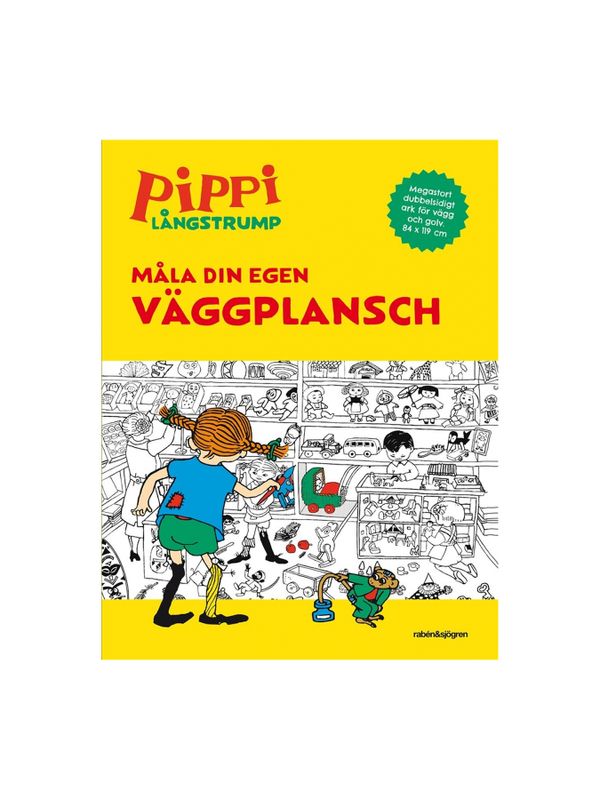 Do-It-Yourself-Set Pippi Langstrumpf Wandposter