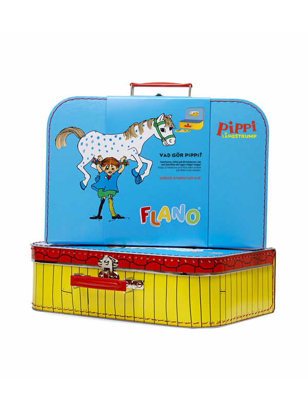 Koffer mit Flanell-Board Pippi Langstrumpf