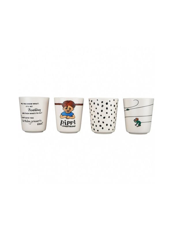 Melamine mug Pippi Longstocking - 4-pack