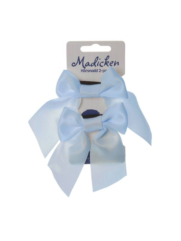Haarband mit Schleife Madita, hellblau, 2er-Pack