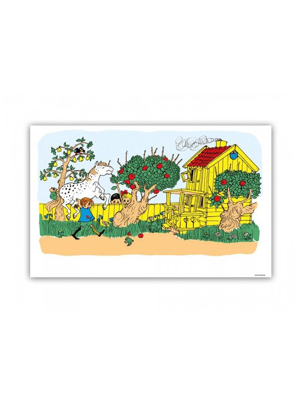 Poster Pippi Villa Villekulla - 50 x 70 cm