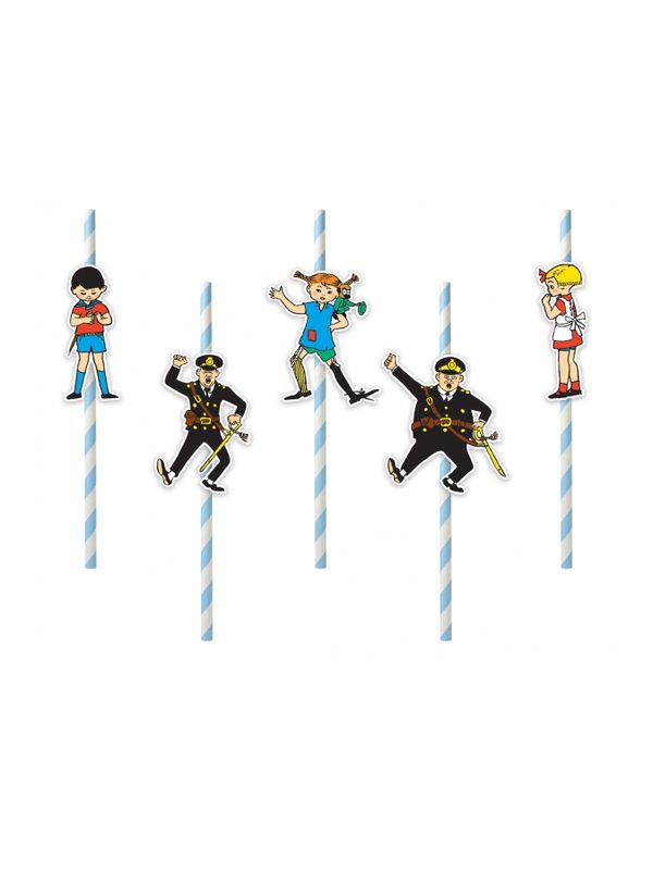 Straw Pippi Longstocking 10 Pack