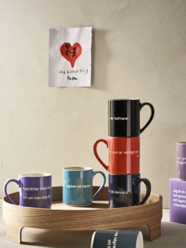 Mug Utan snus i två dagar Blue-black