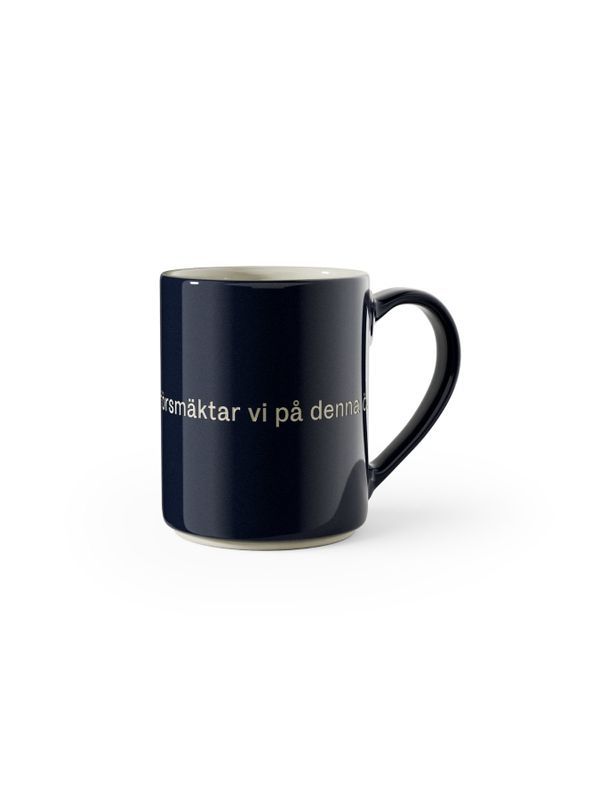 Mug Utan snus i två dagar Blue-black