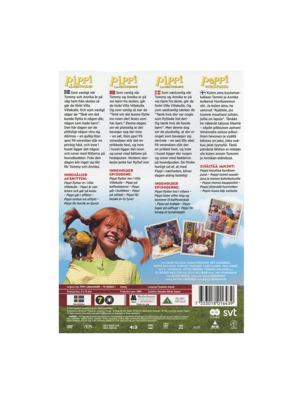 DVD Pippi Longstocking TV Series Part 1 New