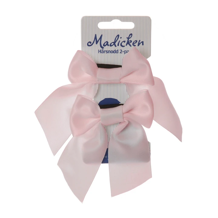 Haarband mit Schleife Madita - Zartrosa, 2er-Pack