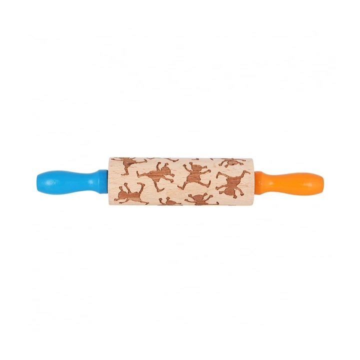 Wooden Rolling Pin Pippi Longstocking 20 cm