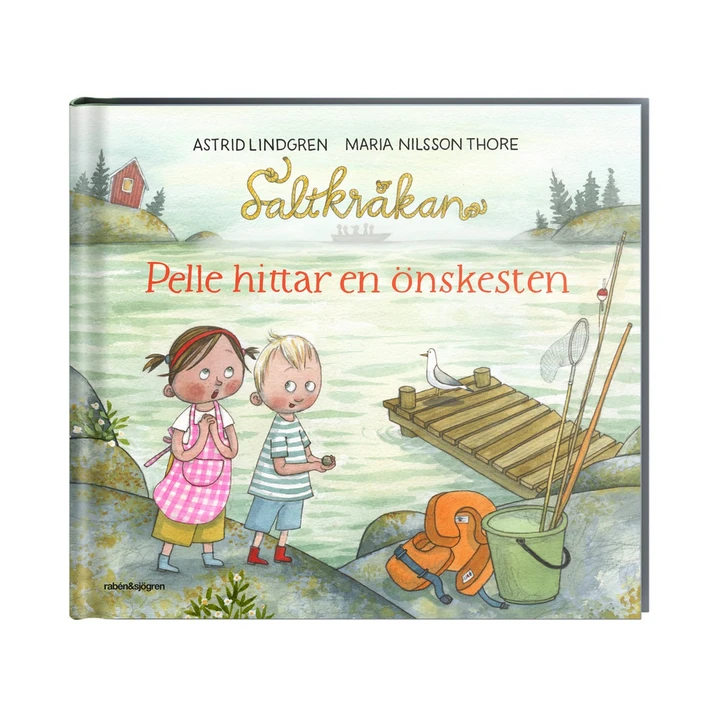 Picture book Sea Crow Island Pelle finds...