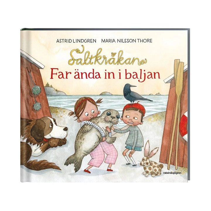 Picture book Sea Crow Island Father in tub