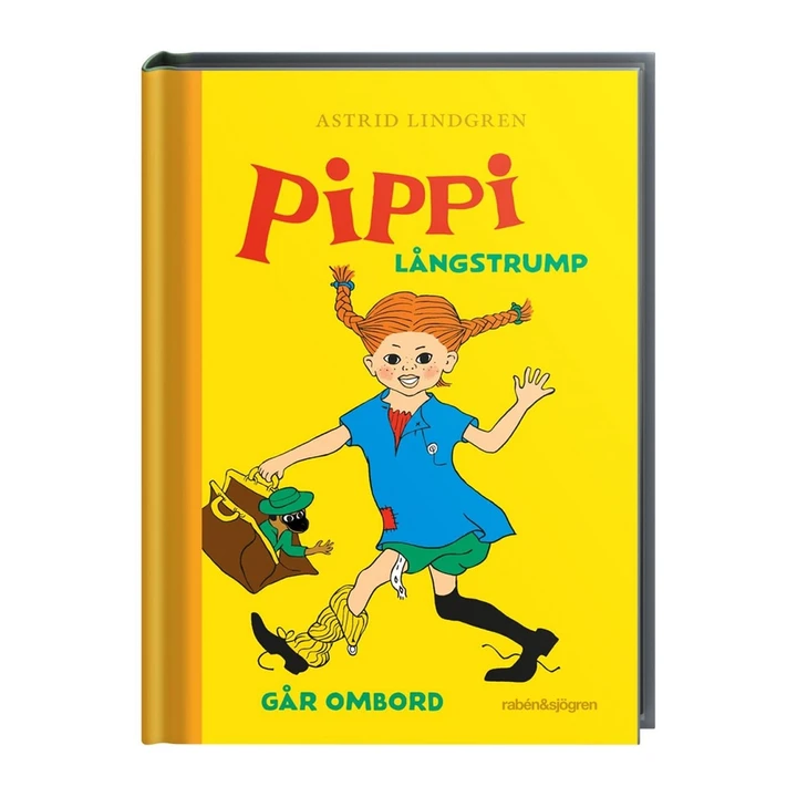 Book Pippi Longstocking Goes Aboard (in Swedish)