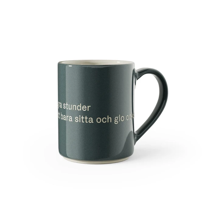 Tasse - Och så ska man ju ha ... - Dunkelblau