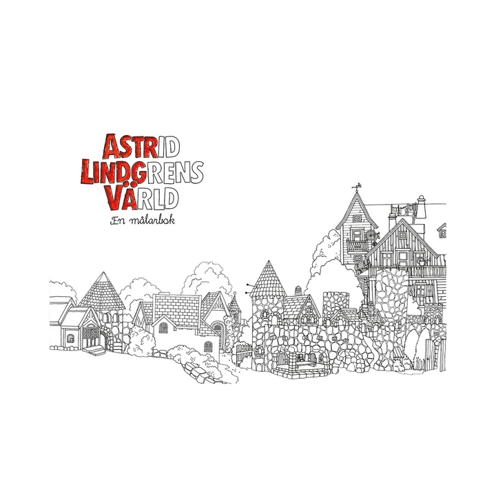 Colouring book - Astrid Lindgren’s World