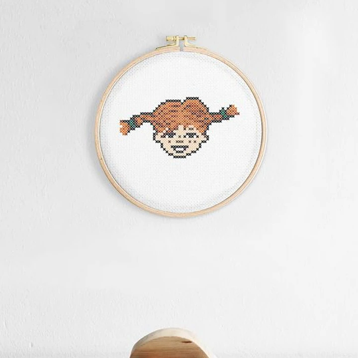 Embroidery set - Pippi Longstocking
