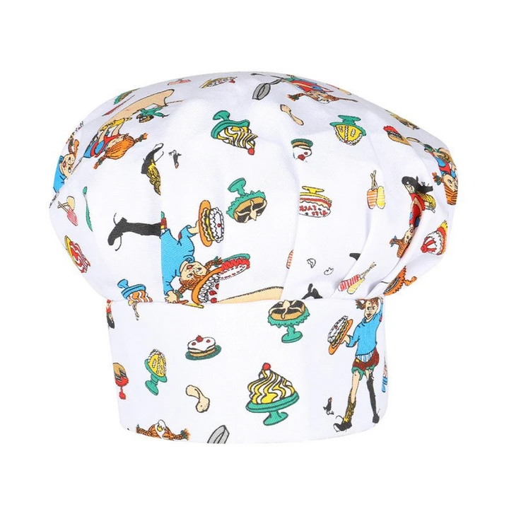 Chef Cap Pippi Longstocking - White