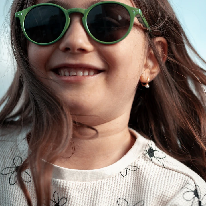 Sunglasses Round Green