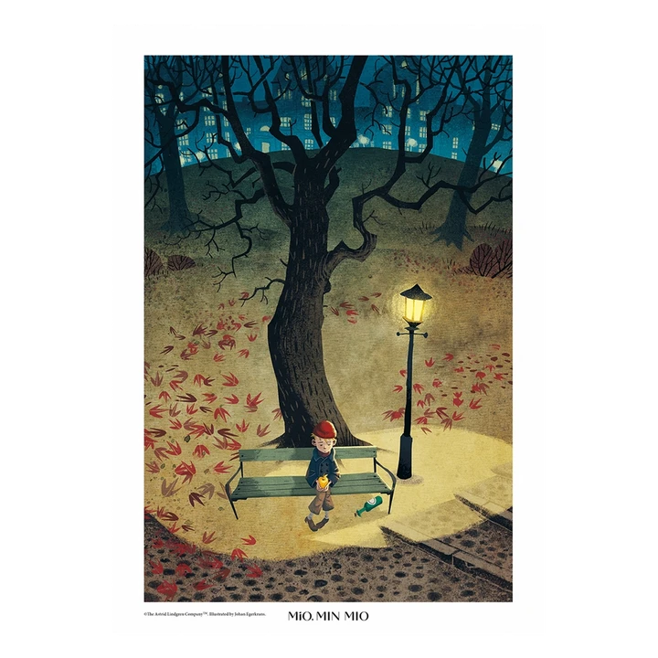 Poster Mio, mein Mio - Tegnérlunden - 30 x 40 cm