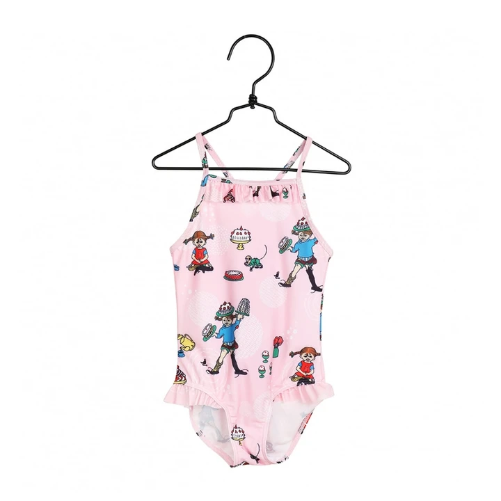 Badeanzug Pippi Langstrumpf - Rosa