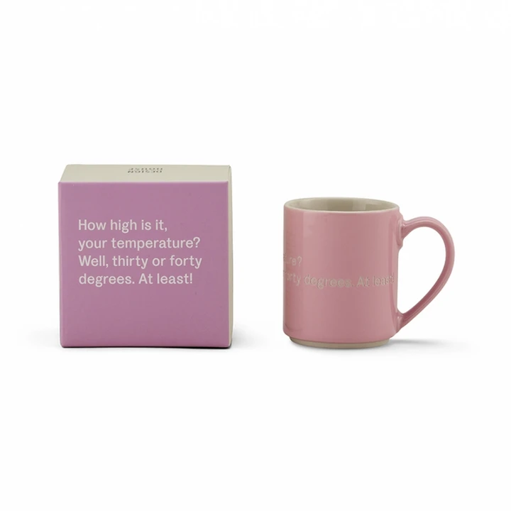 Mug - How hight is it, your temperature? (Pink)