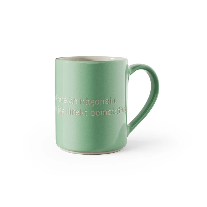 Tasse - Jag är fräknigare och vackrare än någonsin - Grün