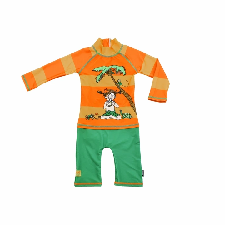 UV-dräkt Pippi Långstrump - Orange