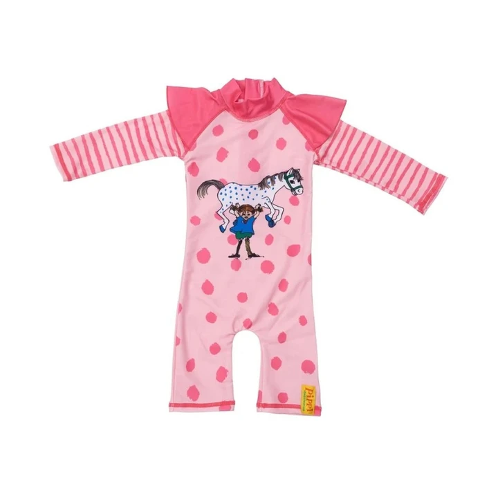 UV-Anzug Pippi Langstrumpf -  Rosa