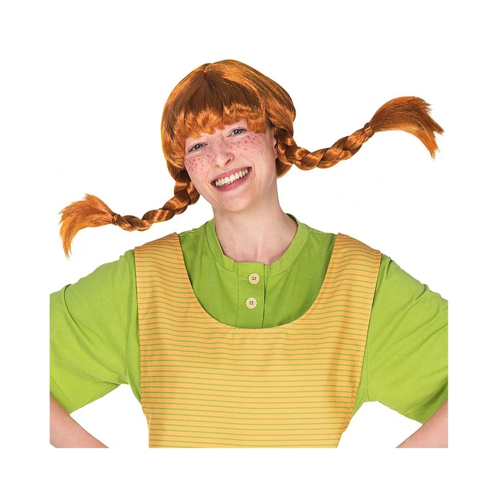 Perücke Pippi Langstrumpf -  Erwachsene