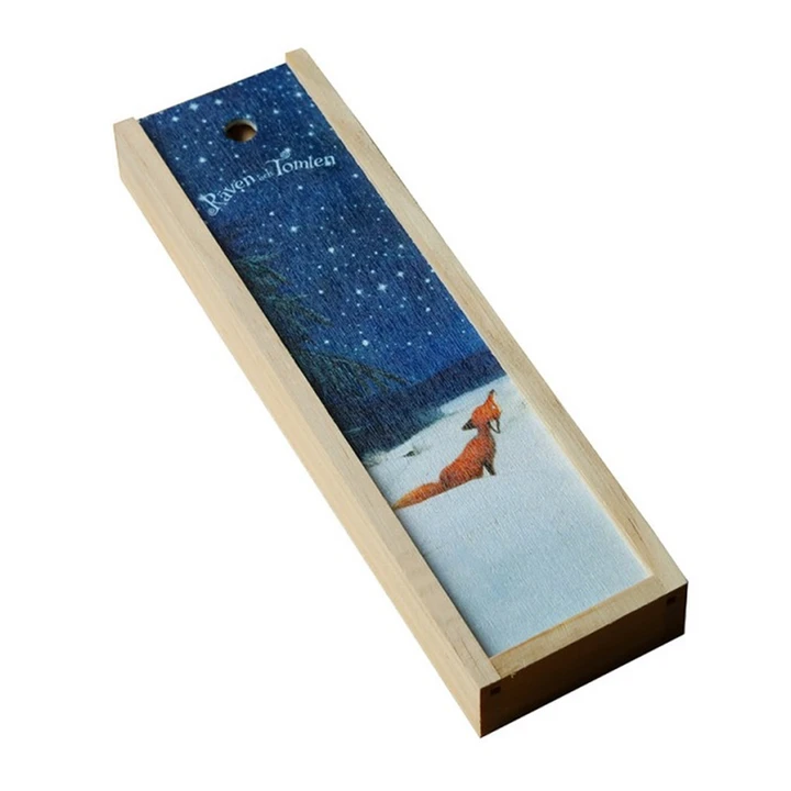 Colour Pencils in Wood Box Tomten and the Fox