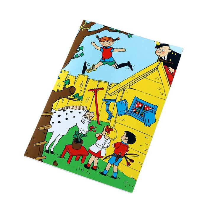 Schreibheft DIN A5, Pippi spielt Fangen