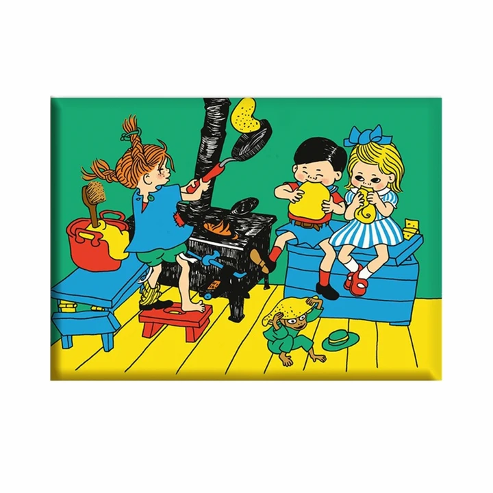 Magnet Pippi Longstocking Cooks Pancakes