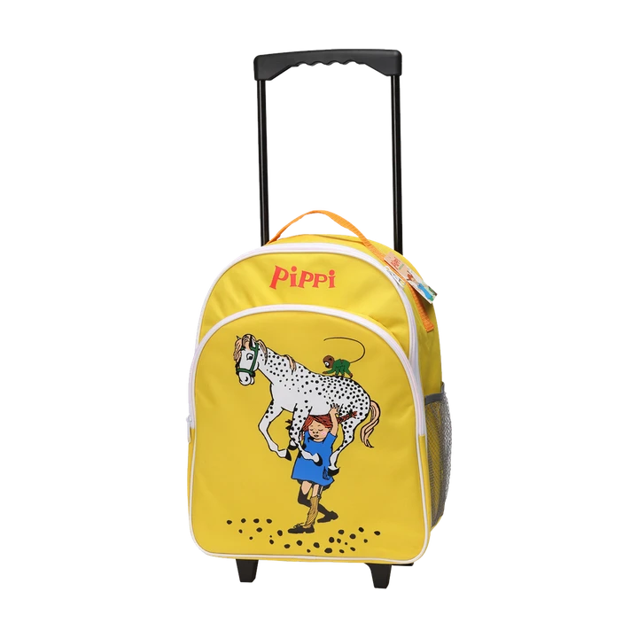 Rullväska Pippi Långstrump, Gul