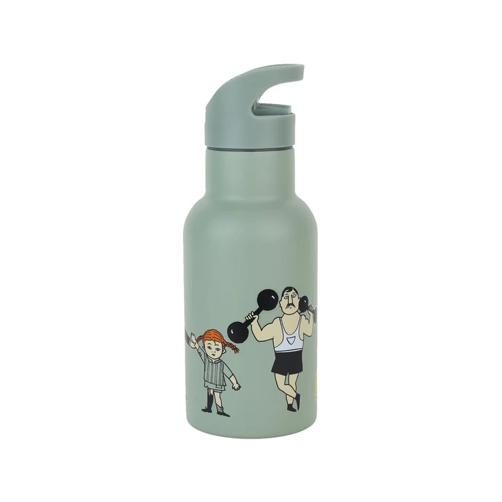 Wasserflasche - Pippi im Zirkus - Grün
