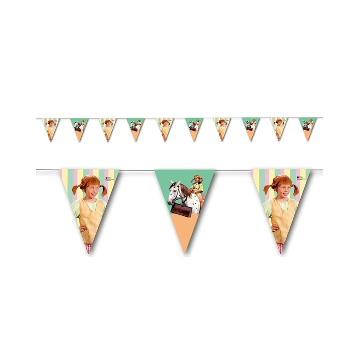 Flag banner Pippi Longstocking