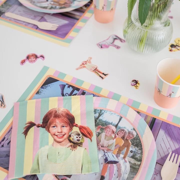 Servietten Pippi Langstrumpf