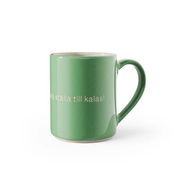 Tasse - Jag vet en som ska ställa till kalas! (Grün)