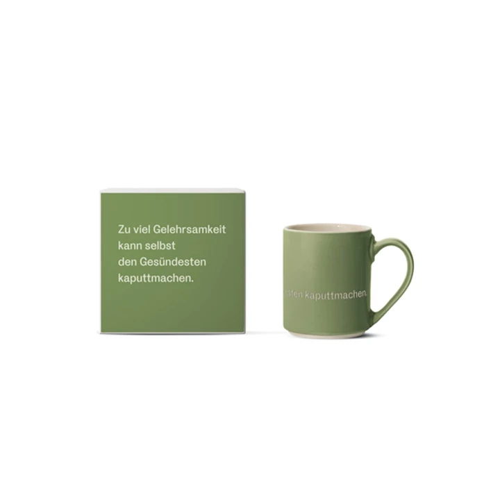 Mug - Zu viel Gelehrsamkeit... (German)